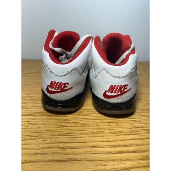 Nike Air Jordan 5 Retro TD 'Fire Red' 2020 Little Kids Size 9C - Picture 5 of 7